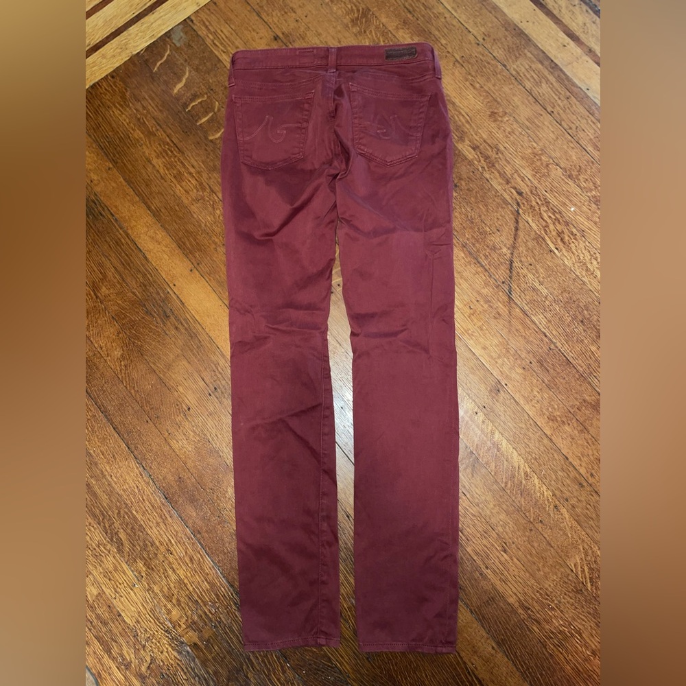The stilt red stretch slim pants Ag Adriano